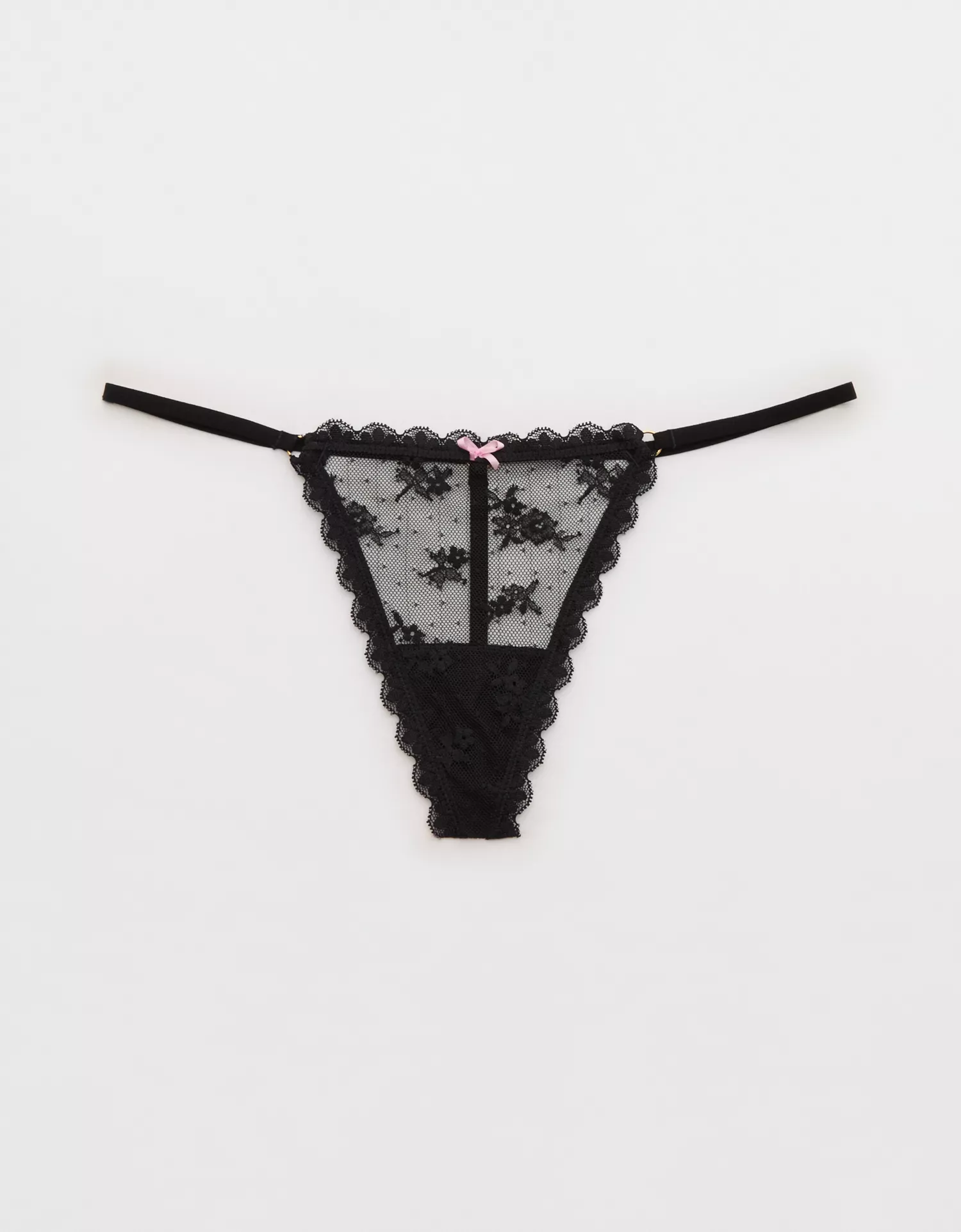 Show Off Midnight Romance Lace String Thong Underwear - thumbnail 6