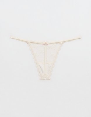 Show Off Midnight Romance Lace String Thong Underwear