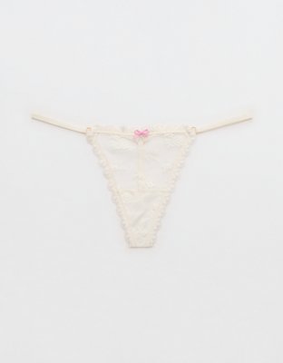 Show Off Midnight Romance Lace String Thong Underwear