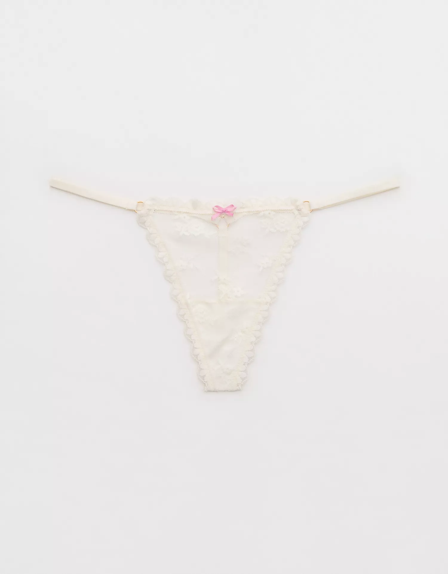 Show Off Midnight Romance Lace String Thong Underwear - thumbnail 4
