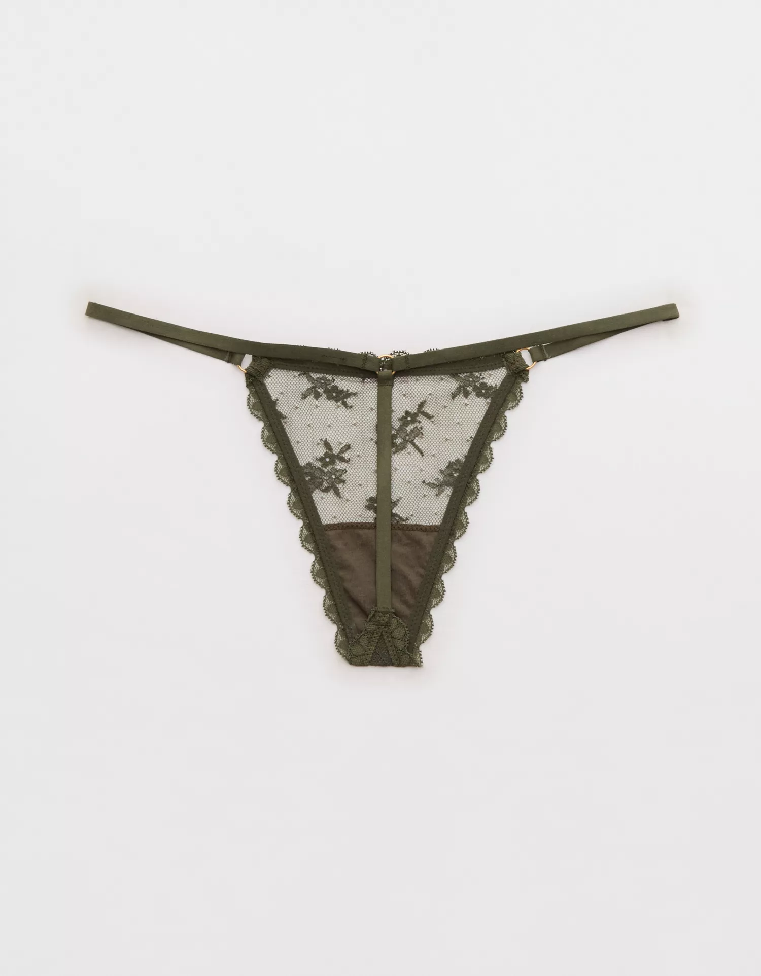 Show Off Midnight Romance Lace String Thong Underwear - thumbnail 2