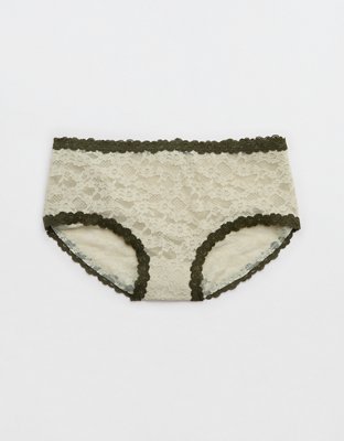 Culotte garçonne à dentelle rétro plein la vue