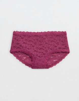 Трусы Show Off Boybrief, кружево — Aerie, цвет: Autumn Jam — фото 3