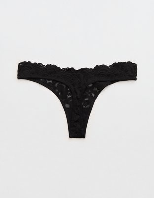 Show Off Dozen Roses Lace Thong Underwear