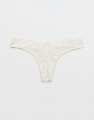 Show Off Dozen Roses Lace Thong Underwear