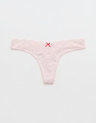 Show Off Dozen Roses Lace Thong Underwear