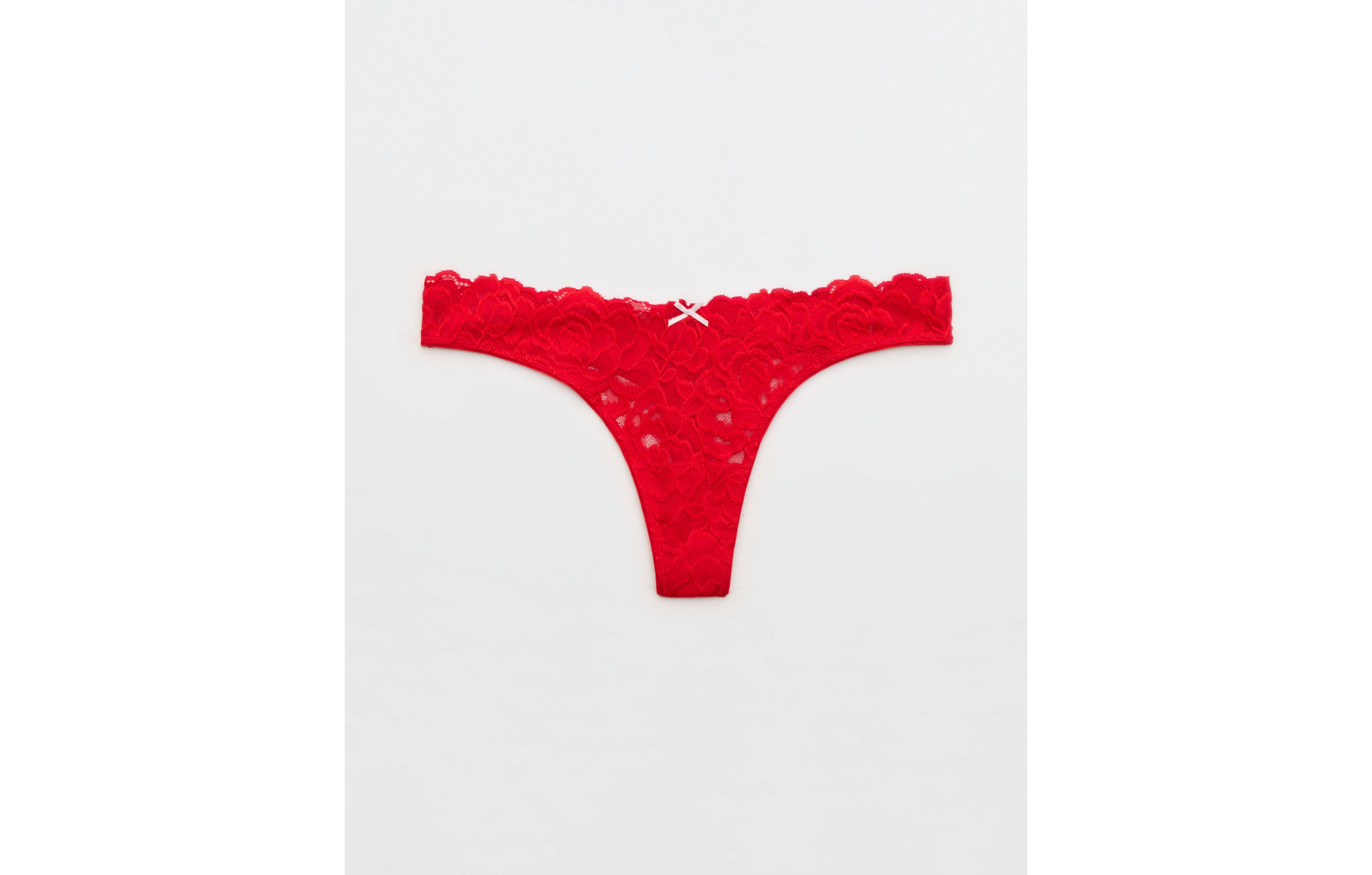 Show Off Dozen Roses Lace Thong Underwear