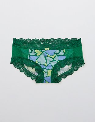 Aerie Slumber Party Lace Shine Boybrief Underwear