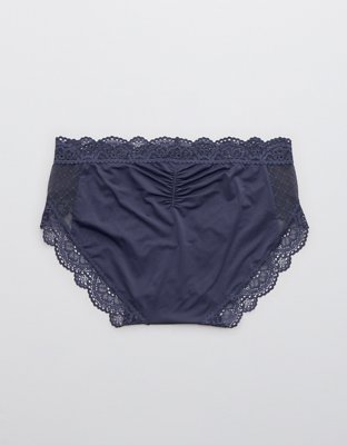 Aerie Slumber Party Lace Shine Boybrief Underwear