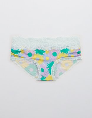 Aerie Shine Sunflower Lace Boybrief Underwear