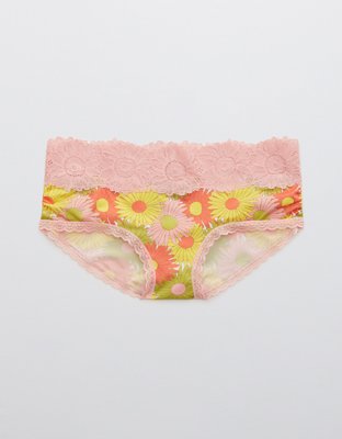 Aerie Shine Sunflower Lace Boybrief Underwear