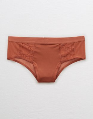 Aerie Paradise Lace Shine Cheeky Underwear