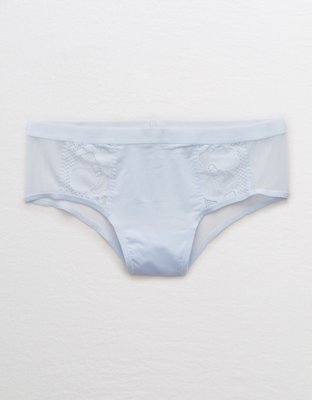 Aerie Paradise Lace Shine Cheeky Underwear