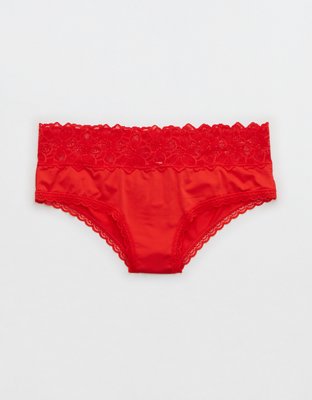 Lace Cheeky Panty - Snow white