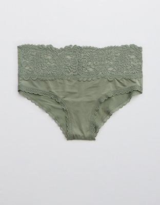 Aerie Shine Far Out Lace Cheeky Underwear