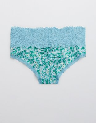 Aerie Shine Far Out Lace Cheeky Underwear