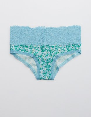 Aerie Shine Far Out Lace Cheeky Underwear