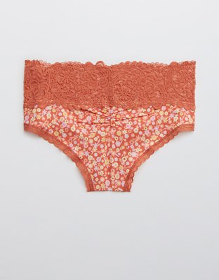 Aerie Shine Far Out Lace Cheeky Underwear