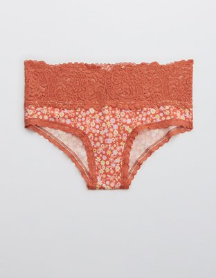 Aerie Undie Cheeky con brillos y encaje Far Out