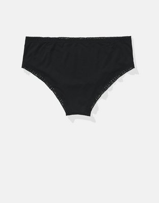 SMOOTHEZ Microfiber Lace Cheeky Underwear