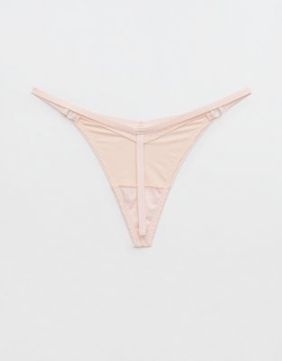 Smoothez Microfiber Lace Thong Underwear