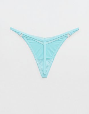 Smoothez Microfiber Lace Thong Underwear