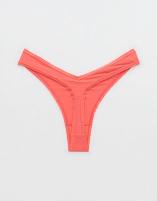 SMOOTHEZ High Cut Microfiber Thong Underwear