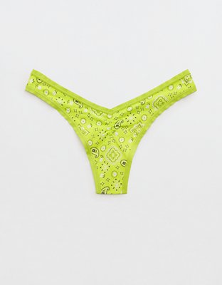 SMOOTHEZ High Cut Microfiber Thong Underwear