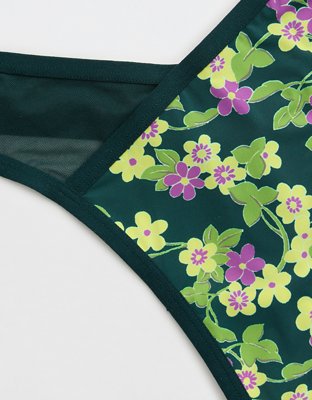 Freya Deco Honey Green Thong Underwear - AA1257TOZ - Poinsettia
