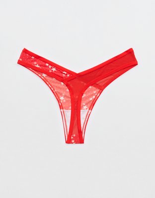 SMOOTHEZ Microfiber Mesh Thong Underwear