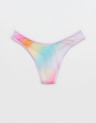 Трусы-стринги SMOOTHEZ Ombre Cut, сетка — Aerie — фото 3