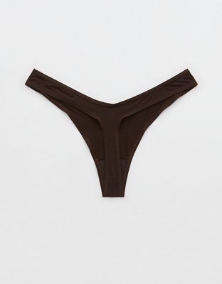 SMOOTHEZ Microfiber Cut Out Thong Underwear