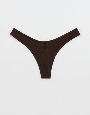 SMOOTHEZ Microfiber Cut Out Thong Underwear