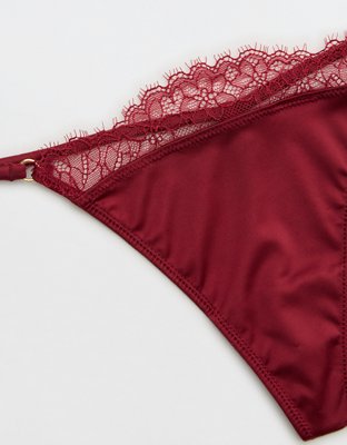 Show Off Shine Lace Thong Underwear