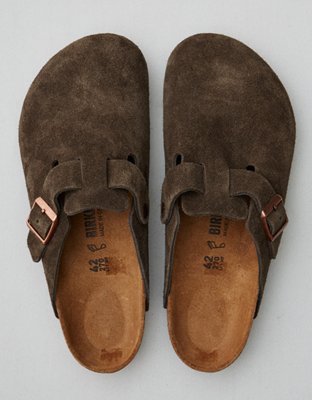 suede clogs american eagle