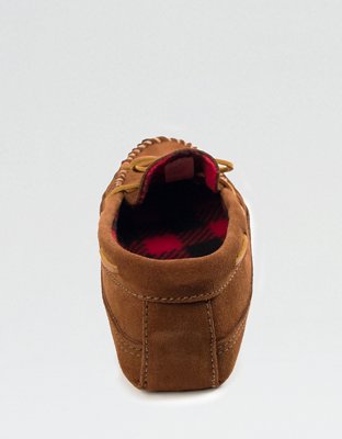American Eagle Minnetonka Double Bottom Fleece Moccasin — фото 2