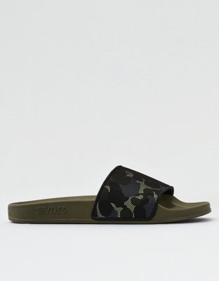 Мужские сандалии American Eagle Slydes™ Carter Khaki Slider Sandals — фото 2