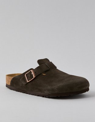 Birkenstock® Boston Suede Soft Footbed Clogs