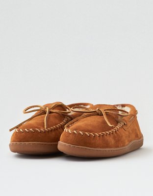 Minnetonka Men's Pile Lined Hardsole Slipper