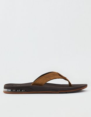 Мужские сандалии American Eagle Reef Leather Fanning Low Sandal — фото 2