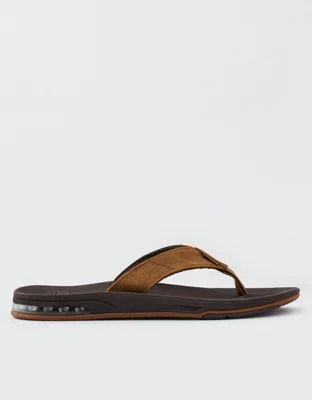 Reef Leather Fanning Low Sandal