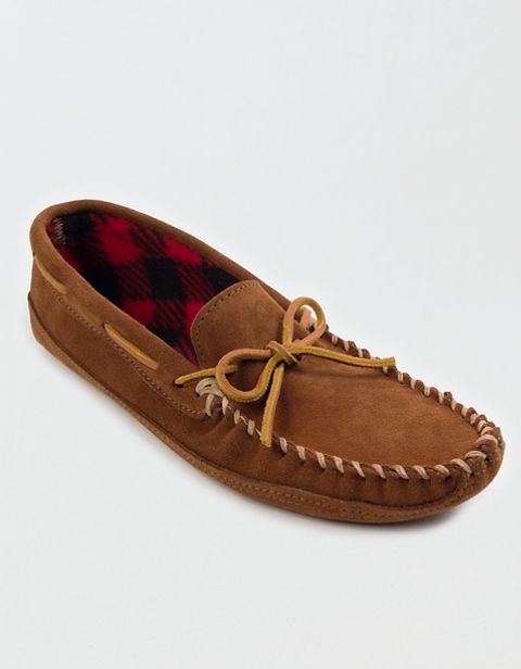 Мужские тапочки American Eagle Minnetonka Men's Double Bottom Fleece Slipper
