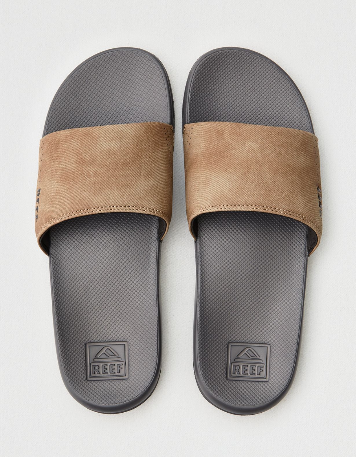 Olive Reef One Slides for Men Comfortable Mens Slides Sandals Size