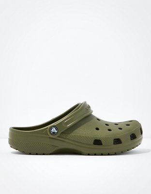 Crocs green and on sale grey