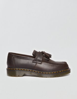 Dr. Martens Men's Adrian Yellow Stitch Tassel Loafers