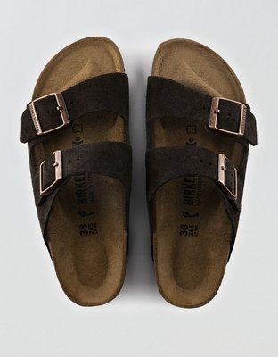 Мужские сандалии American Eagle Birkenstock Men's Arizona Soft Footbed Suede Sandal — фото 2