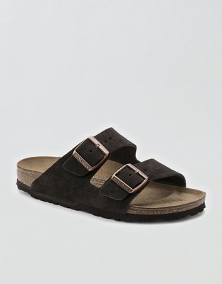 Birkenstock Men's Arizona Soft Footbed Suede Sandal