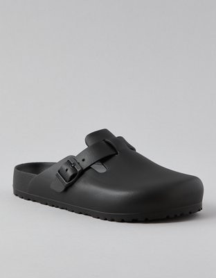 Birkenstock Boston EVA Clog (Men) - Black – The Heel Shoe Fitters