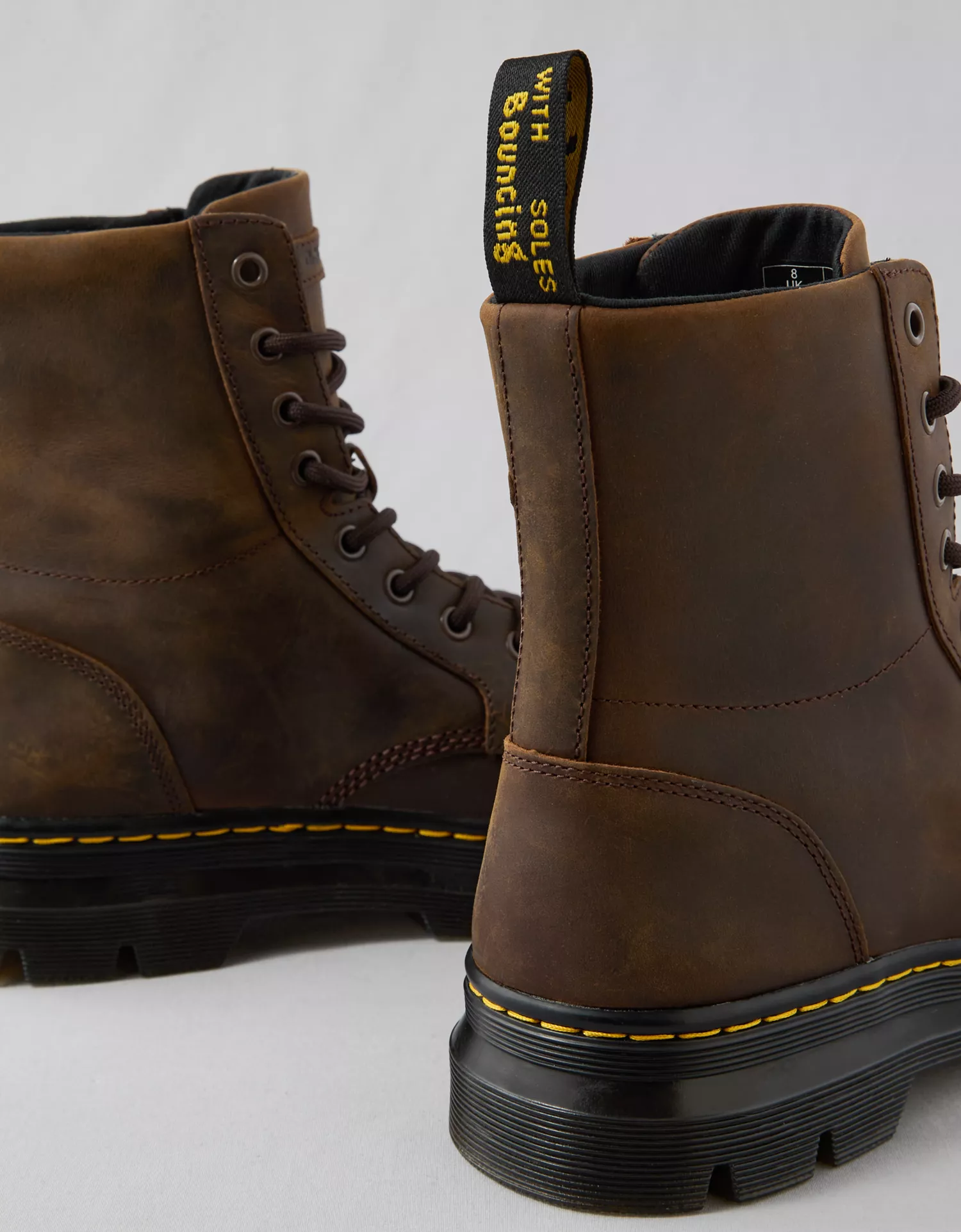 Dr. Martens Men's Combs Leather Casual Boots - thumbnail 4