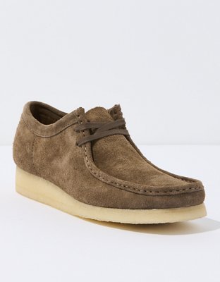 Clarks Wallabee Suede Boots - Brown